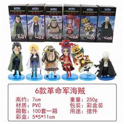 One Piece Revolutionary Army Set Toy Collection Doll Anime PVC Figure ( 6pcs/set)