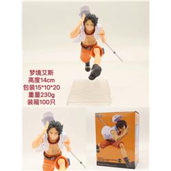 14CM One Piece Portgas·D· Ace Anime PVC Figure Toy