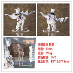 Detective Conan Kaitou Kiddo Cartoon Character Collection Toy PVC Anime Figure Toys