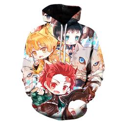 demon slayer anime 3d printed hoodie