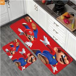 super mario anime carpet set 40*120+40*60