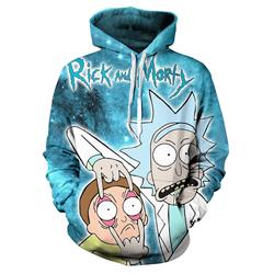 rick and morty anime 3d printed hoodie