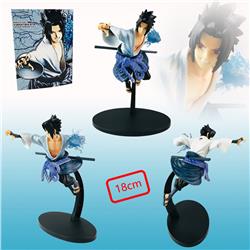 Naruto VIBRATION SASUKE UCHIHA Cartoon Character Model Toy Anime PVC Figures 20cm