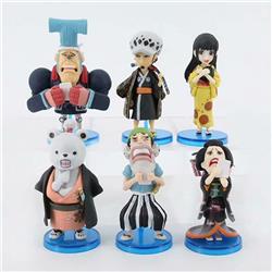 6pcs/Set One Piece Anime PVC Figure Toy