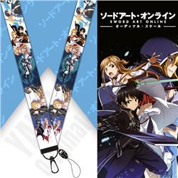 sword art online anime lanyard phonestrap 2.5cm*45cm