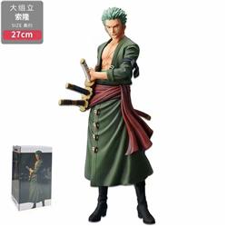 27CM One Piece Roronoa Zoro Figure Anime Toy wholesale