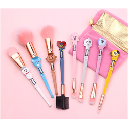 BTS makeup brush set