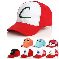 8 Styles Pokemon Game Anime Hat and Cap