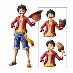 28CM One Piece Monkey D. Luffy Japanese Toy Anime PVC Figure