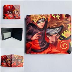 Naruto Cartoon Coin Purse Folding PU Anime Short Wallet