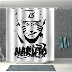 naruto anime 3d printed shower curtain 150*200cm