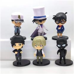 Detective Conan Japanese Cartoon Anime PVC Figure (6pcs/set)