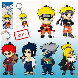 6 Styles Naruto Anime Keychain