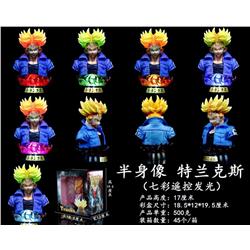 Dragon Ball Z Trunks Torankusu Character 7 Colors Light Collectible Model Anime PVC Figure