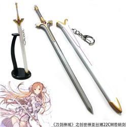 22CM Sword Art Online Yuuki Asuna Anime Sword Weapon with Scabbard