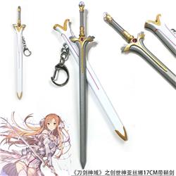 17CM Sword Art Online Yuuki Asuna Anime Sword Weapon with Scabbard
