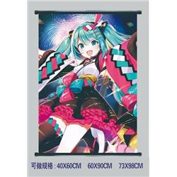 Hatsune Miku Cosplay Cartoon Wall Scrolls Decoration Anime Wallscrolls