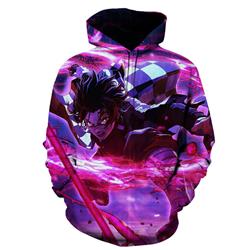 demon slayer anime 3d printed hoodie