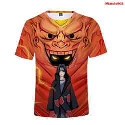 naruto anime 3d printed tshirt