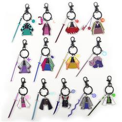 demon slayer anime keychain random selection