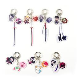 demon slayer anime keychain random selection