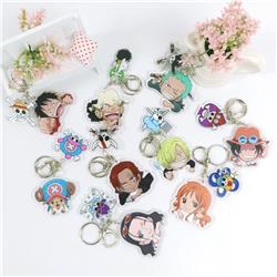 one piece anime keychain random selection