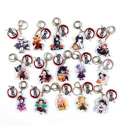 demon slayer anime keychain random selection