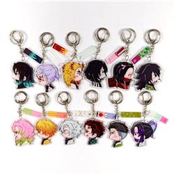 demon slayer anime keychain random selection