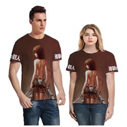 Attack on Titan anime  lover match T-shirt