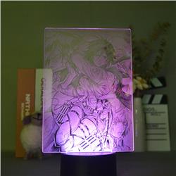 Attack on Titan anime 7 colours LED light