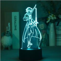 Sword Art Online anime 7 colous LED light