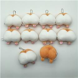 butt of welsh corgi pembroke plush toys set