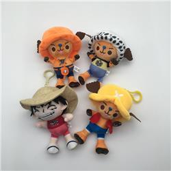 One Piece anime plush toys set