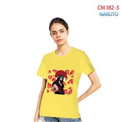 Naruto anime 7 colours T-shirt for lovers