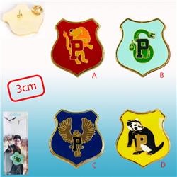 Harry Potter anime pins price for a set of 4 pcs