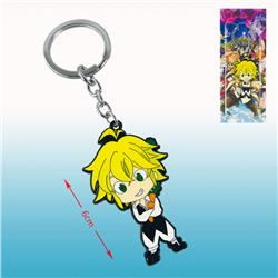 The Seven Deadly Sins anime keychain