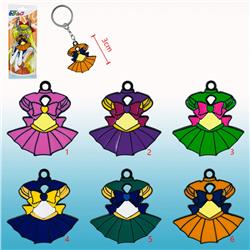 Sailor Moon anime keychain, price for a set of 6 pcs