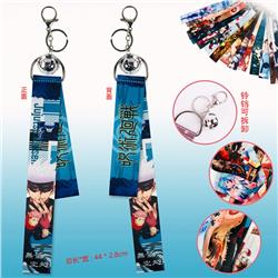 Jujutsu Kaisen anime ring ribbon keychain