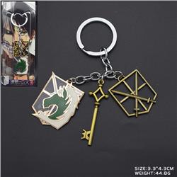 attack on titan anime keychain