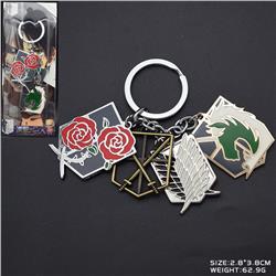 attack on titan anime keychain