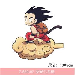 dragon ball anime Car Sticker usd price for 10 PCS