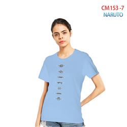 Naruto anime 7 colours T-shirt for lover