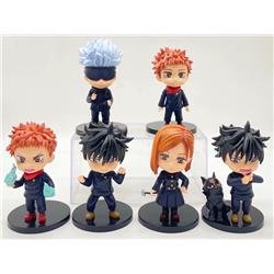 Jujutsu Kaisen anime Figure set (6pcs a set)(opp bag)