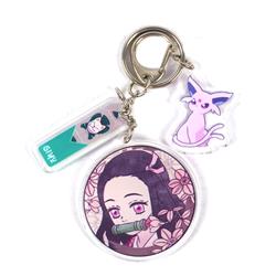 demon slayer anime acrylic keychain