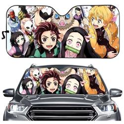 Demon Slayer Kimets anime Printed car windshield sunshade reflector