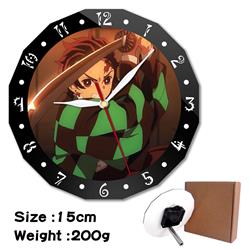 demon slayer anime wall clock