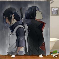 naruto anime  shower curtain ( 150cm*200cm )