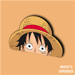 one piece anime car sticker