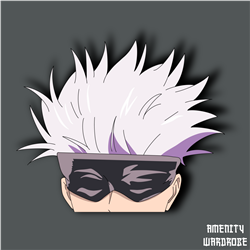 jujutsu kaisen anime caar sticker