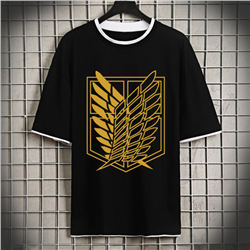 attack on titan anime short sleeve T-shirt